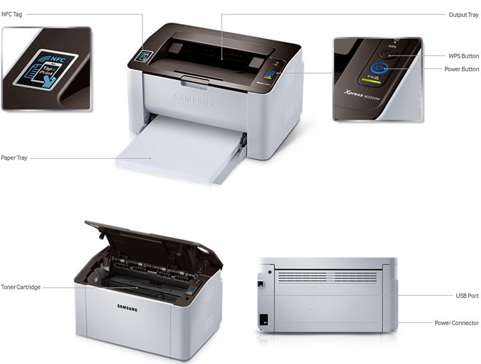 Samsung Xpress M2020W Mono Laser Printer SLM2020W 11street Malaysia