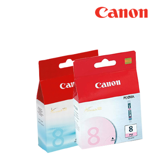 Canon CLI-8PC, CLI-8PM Photo Color Ink Tank (13ml, For MP970, i9950, iP6600, Pro9000, 9000MK II)