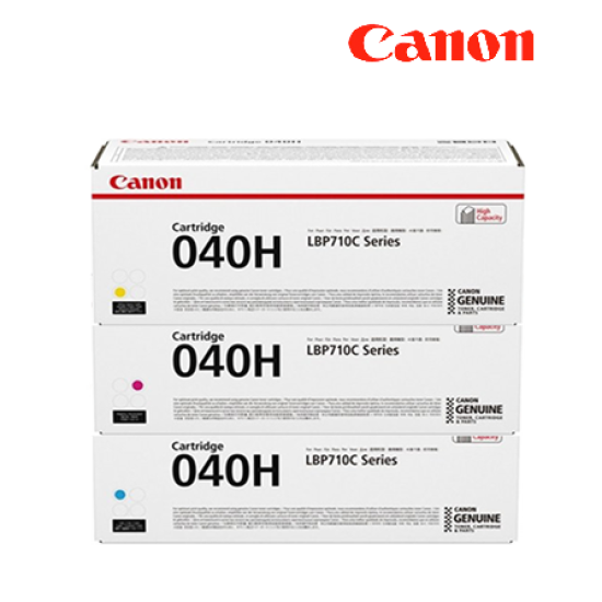 Canon 040H 0459C001AA, 0457C001AA, 0455C001AA Cartridge (For LBP712Cx)
