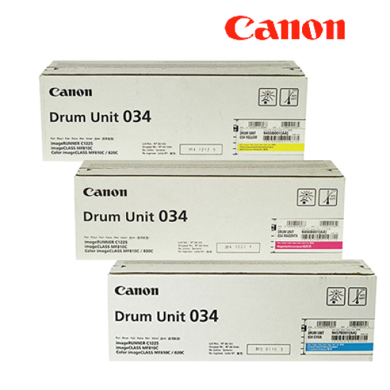 Canon Drum 034 Color Drum (34000 Pages Yield, For imageCLASS MF810CDN) Canon Drum 034 Color Drum (34000 Pages Yield, For imageCLASS MF810CDN)