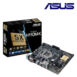 Asus H110M-K Motherboard (mATX, Intel H110, Socket 1151, DDR4 memory compatibility)