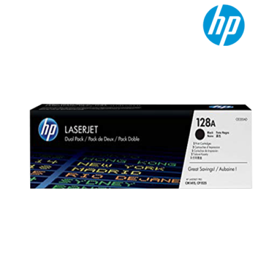 HP 128A Black Toner Cartridge (CE320A, 2,000 Pages, For CP1525, CM1415) HP 128A Black Toner Cartridge (CE320A, 2,000 Pages, For CP1525, CM1415)