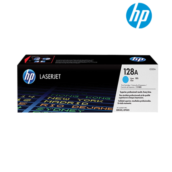 HP 128A CE321A Color Toner Cartridge (1300 Pages, For CM1415fn, CP1525n Series)