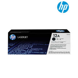 HP 12A Black Toner Cartridge (Q2612A, 2,000 Pages, For 1020, 3020, M1319)
