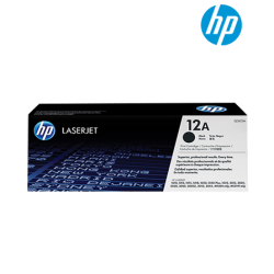 HP 12A Black Toner Cartridge (Q2612A, 2,000 Pages, For 1020, 3020, M1319, P1015)