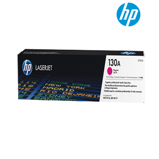 HP 130A CF351A(C), CF352A(Y), CF353A(M) Color Toner Cartridge (For CF547A, CZ165A)