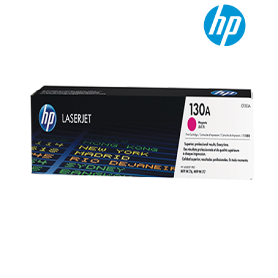 HP 130A CF351A(C), CF352A(Y), CF353A(M) Color Toner Cartridge (For CF547A, CZ165A)