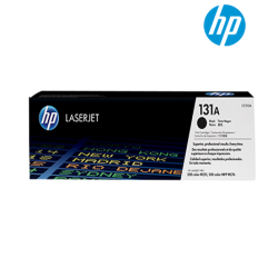 HP 131A Black Toner Cartridge (CF210A) (1600 Pages, For CF144A, CF145A, CF146A)