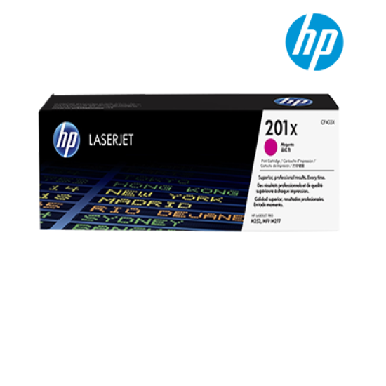 HP 201X CF401X(C), CF402X(Y), CF403X(M) High Yield Color Toner (For M252dw, M252n, M277dw, M277n) HP 201X CF401X(C), CF402X(Y), CF403X(M) High Yield Color Toner (For M252dw, M252n, M277dw, M277n)