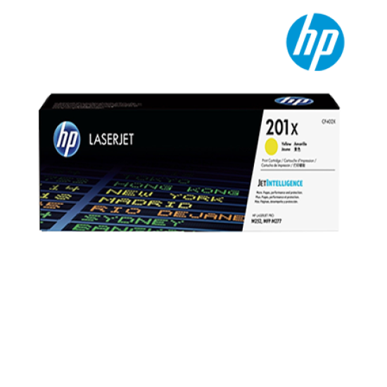 HP 201X CF401X(C), CF402X(Y), CF403X(M) High Yield Color Toner (For M252dw, M252n, M277dw, M277n)