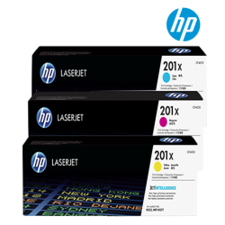 HP 201X CF401X(C), CF402X(Y), CF403X(M) High Yield Color Toner (For M252dw, M252n, M277dw, M277n)