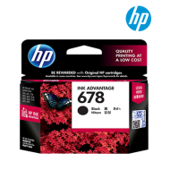 HP 678 Black Ink Advantage Cartridge (CZ107AA, Deskjet 1515, 2545, 3545, 4515, 2645, 4645)