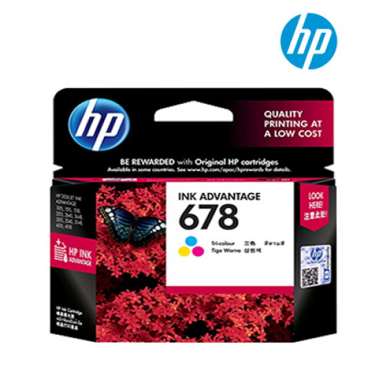 HP 678 Tri-color Ink Advantage Cartridge (CZ108AA, Deskjet 1515, 2545, 3545, 4515, 2645, 4645) HP 678 Tri-color Ink Advantage Cartridge (CZ108AA, Deskjet 1515, 2545, 3545, 4515, 2645, 4645)
