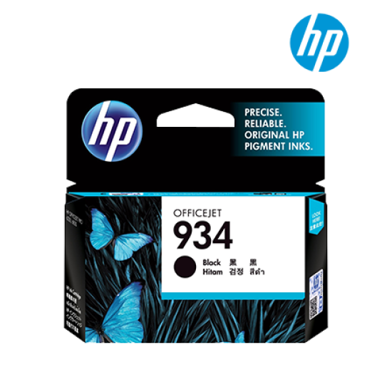 HP 934 Black Ink Cartridge (C2P19AA) (Up to 400 Pages, For HP Officejet Pro 6230, Pro-6830) HP 934 Black Ink Cartridge (C2P19AA) (Up to 400 Pages, For HP Officejet Pro 6230, Pro-6830)