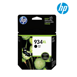 HP 934XL High Yield Black Ink Cartridge (C2P23AA) (Up to 1000 Pages, For E3E03A, E3E02A)