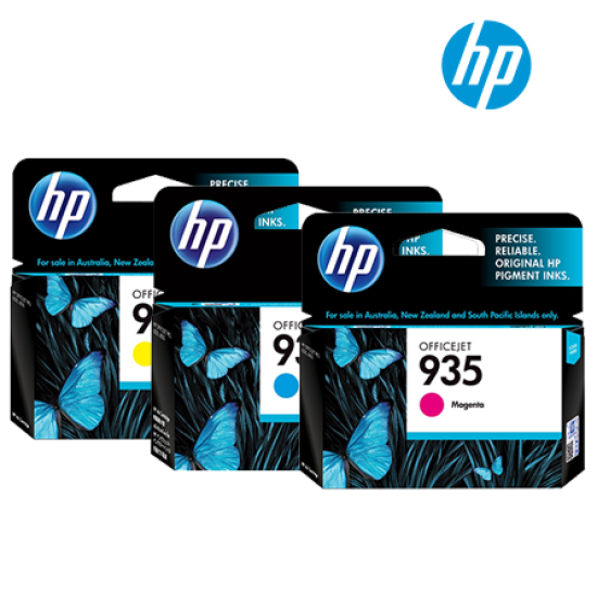 HP 935 C2P20AA(C), C2P21AA(M), C2P22AA(Y) Color Ink Cartridge (For E3E03A, E3E02A Printer)