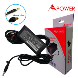 APower Laptop Adapter Replacement For HP 18.5V 3.5A (4.8x1.7) 65W Compaq 6530S NX7000 NW8000 