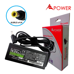 APower Laptop Adapter Replacement For Sony 19.5V 3.3A (6.0/6.5x4.4) 65W Vaio PCG-F SVT131 VGN-C1 