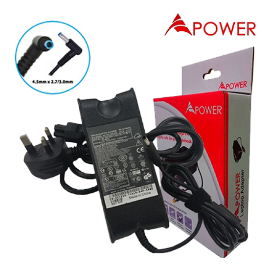 APower Laptop Adapter Replacement For Dell 19.5V 4.62A (7.4x5.0) 90W Inspiron 1420 1440 1525 N4010 