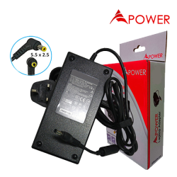 APower Laptop Adapter Replacement For HP 19.5V 9.5A (5.5x2.5) Pavilion NX9100 NX9105 NX9110 NX9500 