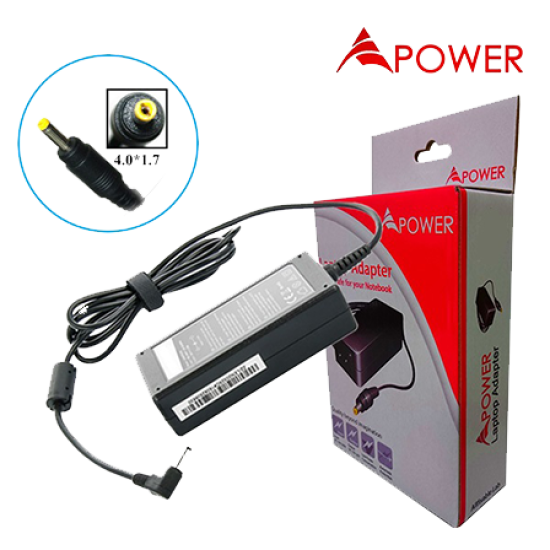 APower Laptop Adapter Replacement For HP 19V 1.58A (4.0x1.7) 30W Mini 700 1000 1100 110-1000 