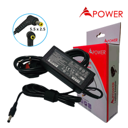 APower Laptop Adapter Replacement For MSI 19V 3.42A (5.5x2.5) 65W CR420