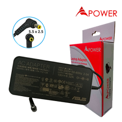 APower Laptop Adapter Replacement For Asus 19V 6.32A (5.5x2.5) 120W C90 G1 G50 G60 G74 N75
