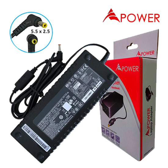 APower Laptop Adapter Replacement For 19V 7.1A (5.5x2.5) HP Compaq Presario 3000US R3300 