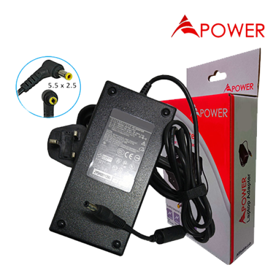 APower Laptop Adapter Replacement For MSI 19V 9.5A (5.5x2.5) GT60 GT70 GT70s GT78 GT780 GP60 GS70 