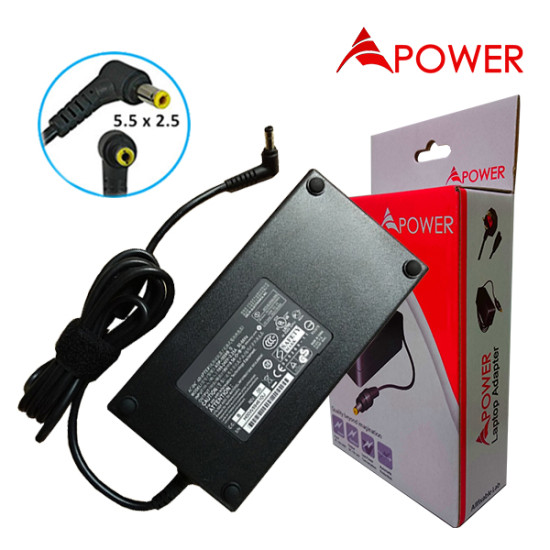 APower Laptop Adapter Replacement For Asus 19V 9.5A (5.5x2.5) G70 G70S G70SG G70V G55 G55VW G75 