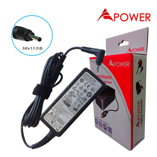 APower Laptop Adapter Replacement For Samsung 19V 2.1A (3.0x1.0/1.1) 40W ATIV Book 9 Lite Plus NP900X3E APower Laptop Adapter Replacement For Samsung 19V 2.1A (3.0x1.0/1.1) 40W ATIV Book 9 Lite Plus NP900X3E