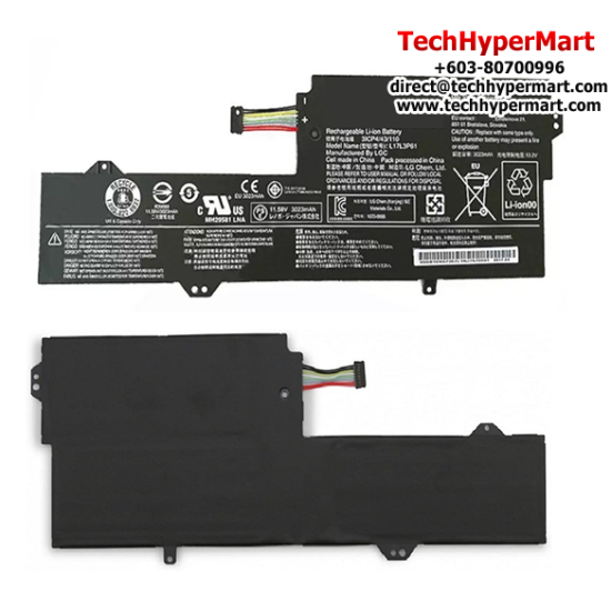 Lenovo Ideapad 320S-13IKB  Yoga 720-12IKB L17C3P61 L17M3P61 Laptop Replacement Battery Puchong Ready Stock