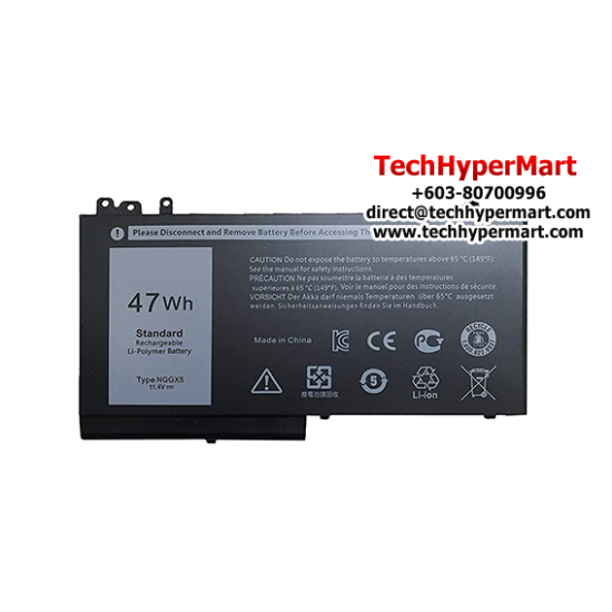 Dell Latitude E5270 E5470 E5570 47Wh NXGGX5 Laptop Replacement Battery Dell Latitude E5270 E5470 E5570 47Wh NXGGX5 Laptop Replacement Battery