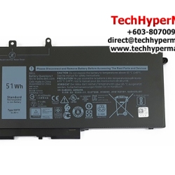 Dell Latitude 5280 5290 5480 5490 Precision M3520 M3530 93FTF 51Wh Laptop Replacement Battery