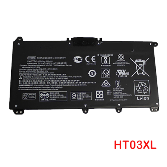 HP HT03XL Pavilion 15-DA Series 15-DA0008DS 15-DA0079NR 15-DA0093CA 15-DA1018TX Laptop Replacement Battery