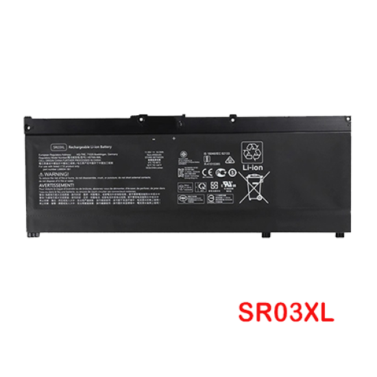HP Gaming Pavilion 15-CX Series 15-CX0009NE 15-CX0598NA 15-CX0990NL SR03XL SR04XL Laptop Replacement Battery HP Gaming Pavilion 15-CX Series 15-CX0009NE 15-CX0598NA 15-CX0990NL SR03XL SR04XL Laptop Replacement Battery