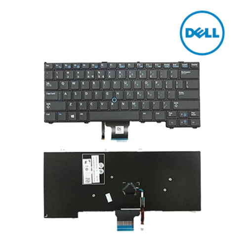 Homyl New Laptop Notebook Replacement Keyboard Compatible with DELL Latitude 12 7000 E7420 E7240 Black US Layout E7440 