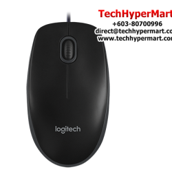 Logitech B100 USB Mouse (800 dpi, 3 buttons, Optical tracking, Smooth Operator)