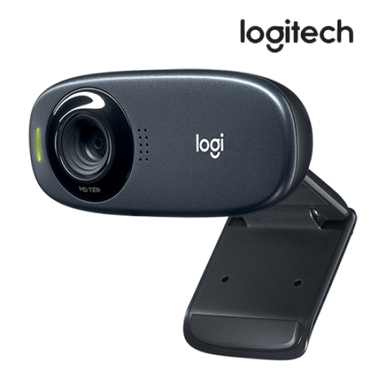 Logitech C310 HD Webcam (720p/30fps, Fixed Focus, Built-in mic)