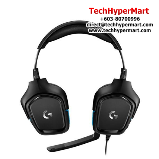 Logitech G431 7.1 Gaming Headset (Surround Sound, 50mm Drivers, DTS Headphone X 2.0, 6mm Mic)
