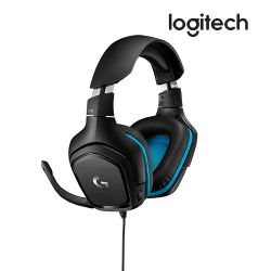 Logitech G431 7.1 Gaming Headset (Surround Sound, 50mm Drivers, DTS Headphone X 2.0, 6mm Mic)
