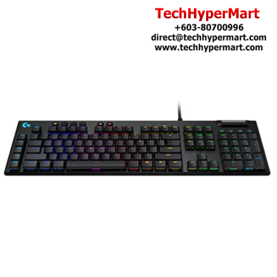 Logitech G813 Gaming Keyboard (LIGHTSYNC RGB, Mechanical Gaming Switches, Ultra Thin, Programmable G-Keys)