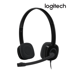 Logitech H151 Stereo Headset (Full stereo, Noise-cancelling,  3.5mm Audio Jack)