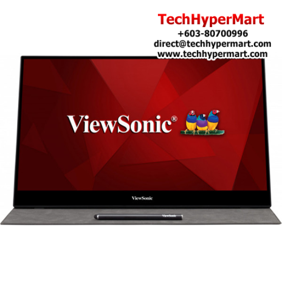 Viewsonic TD1655 16" Portable Monitor (IPS, 1920 x 1080, 14ms, 250 cd/m2, 60Hz, Mini HDMI, Type C, Touch)