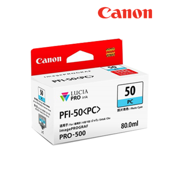 Canon PFI-50PC, PFI-50PM Photo Color Ink Tank (0538C001AA, 0539C001AA, 80ml, For PRO-500)
