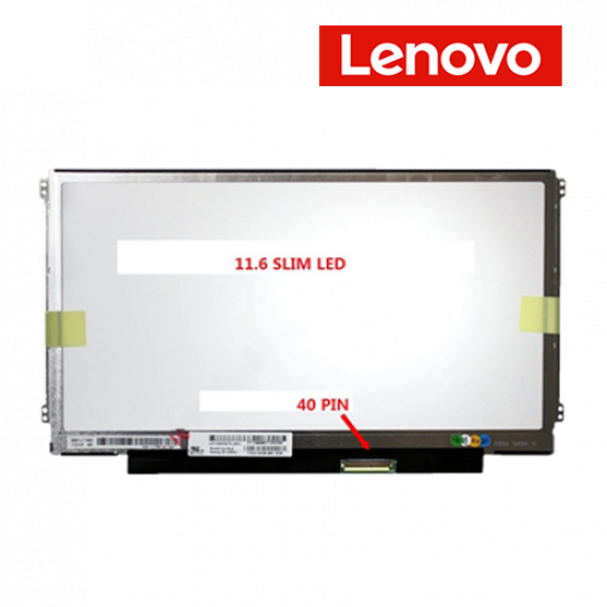 11.6" Slim LCD / LED (40Pin L/R Screw) Compatible For Lenovo E120 