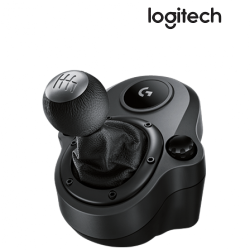 Logitech Driving Force Shifter (Six Speed, Push Down Reverse Gear, Steel and Leather)