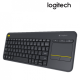Logitech K400 Plus Wireless Touch Keyboard (For PC connected TVs, 10-meter wireless range)