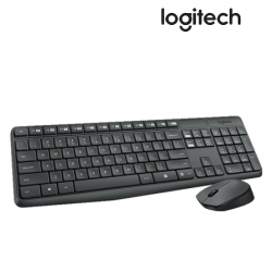 Logitech MK235 Wireless Keyboard and Mouse (Familiar keyboard layout)