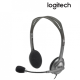 Logitech H111 Stereo Headset (Full stereo sound, Noise-cancelling, 3.5mm Audio Jack)